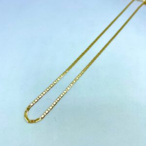 Corrente Piastrine em Ouro 18k - 45 cm