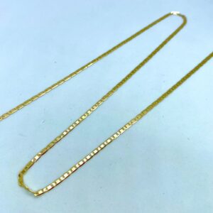 Corrente Piastrine em Ouro 18k - 45 cm