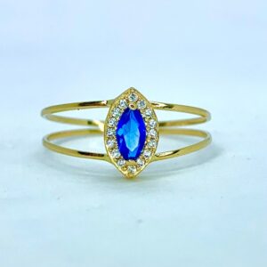 Anel Colors em Ouro 18k c/Zircônias