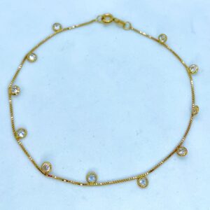 Pulseira em Ouro 18k c/Zircônias