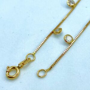 Pulseira em Ouro 18k c/Zircônias