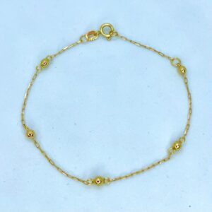 Pulseira em Ouro 18k C/Esferas