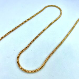 Corrente Pipoca em Ouro 18k - 50 cm