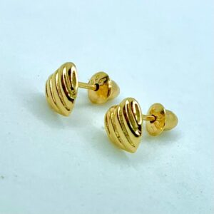 Par de Brincos Love em Ouro 18k