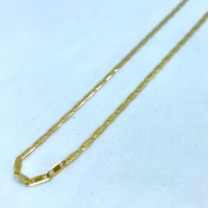 Corrente Piastrine em Ouro 18k - 40 cm