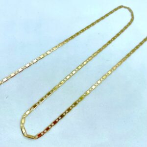 Corrente Piastrine em Ouro 18k - 40 cm