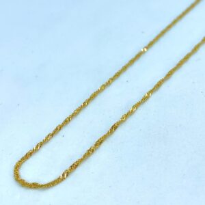 Corrente Singapura em Ouro 18k - 40 cm