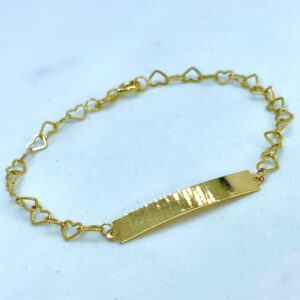 Pulseira Love em Ouro 18k c/Placa