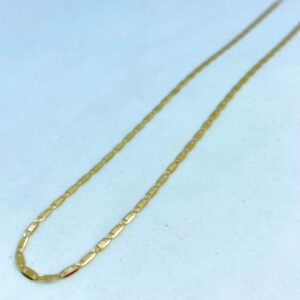 Corrente Piastrine em Ouro 18k - 40 cm