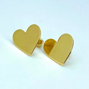 Par de Brincos Love em Ouro 18k