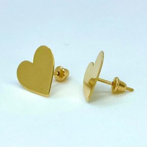 Par de Brincos Love em Ouro 18k