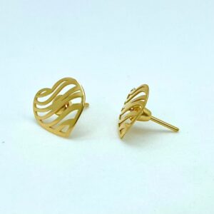 Par de Brincos Love em Ouro 18k