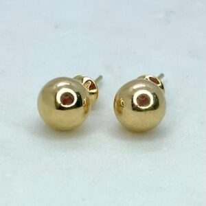 Par de Brincos em Ouro 18k c/Esferas