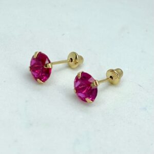 Par de Brincos Colors em Ouro 18k