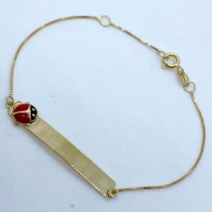 Pulseira Pets em Ouro 18k c/Placa