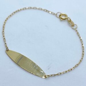 Pulseira em Ouro 18k c/Placa