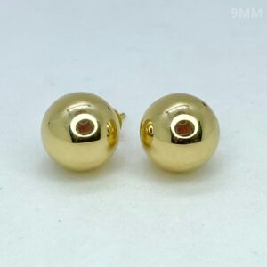 Par de Brincos Esferas em Ouro 18k - 10MM