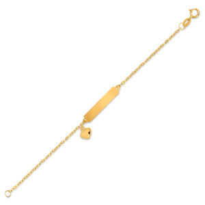 Pulseira c\ Pingente Love em Ouro 18k