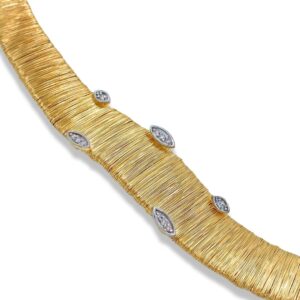 Pulseira em Ouro Amarelo 18k c/Diamantes