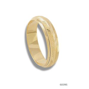 Aliança em Ouro 18k 5mm - 60095