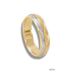 Aliança em Ouro 18k 5mm - 60174