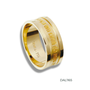 Aliança em Ouro 18k 8mm - DAL1165