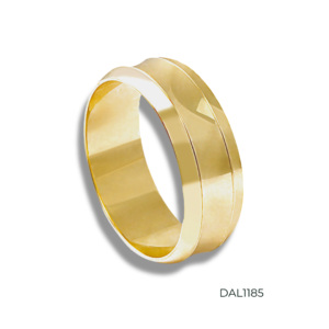 Aliança em Ouro 18k 7mm - DAL1185